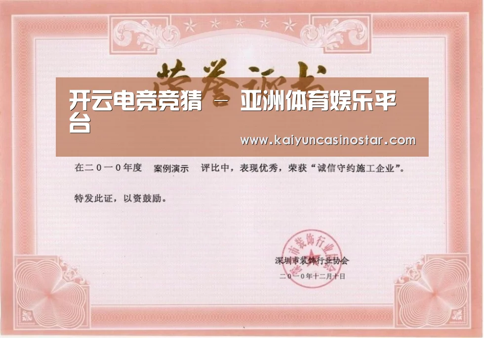 荣誉证书二